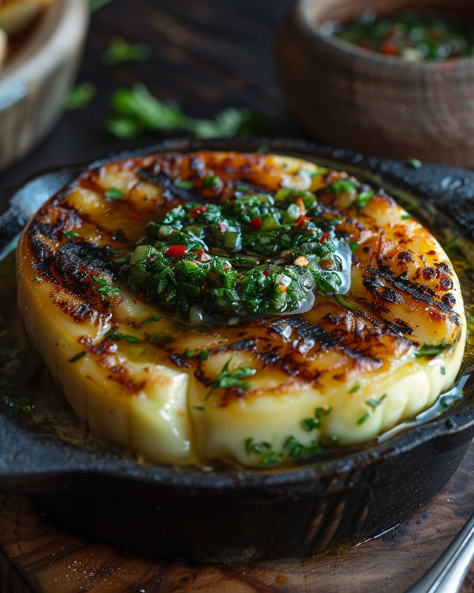 Provoleta con Chimichurri
