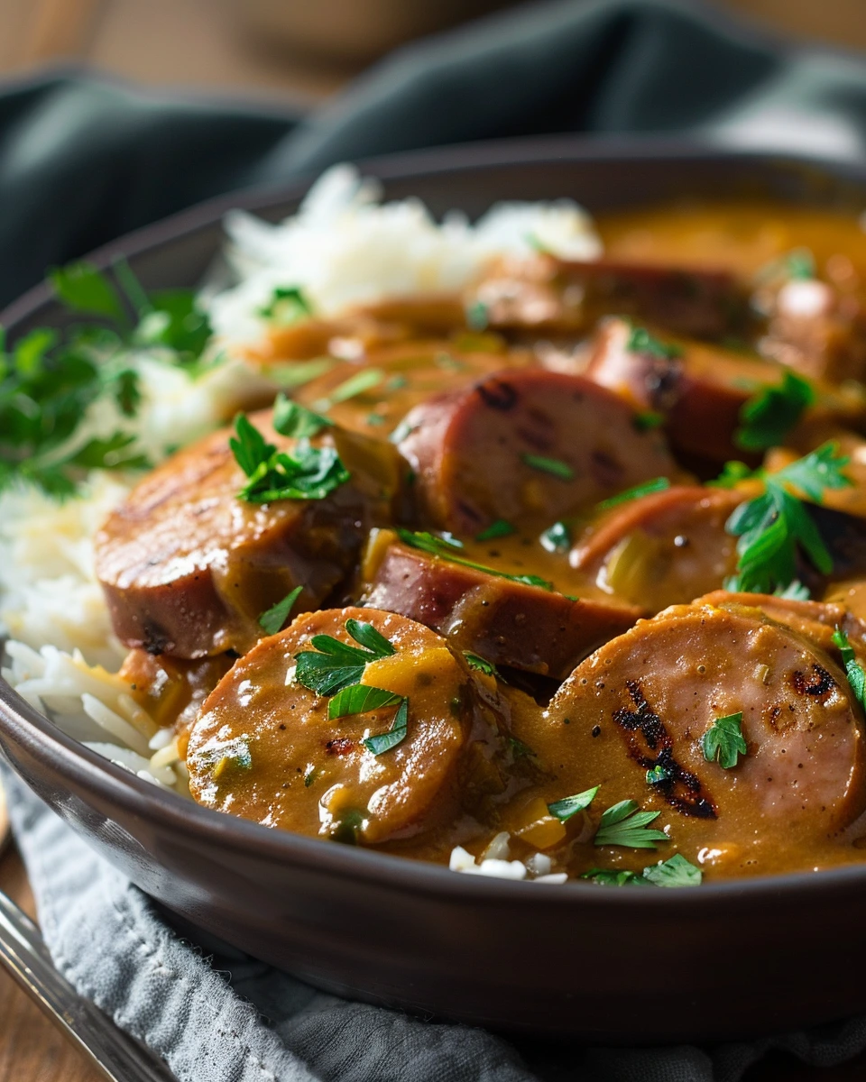 Curried Sausages