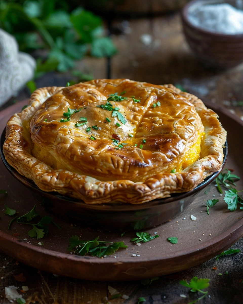 Curried Scallop Pie