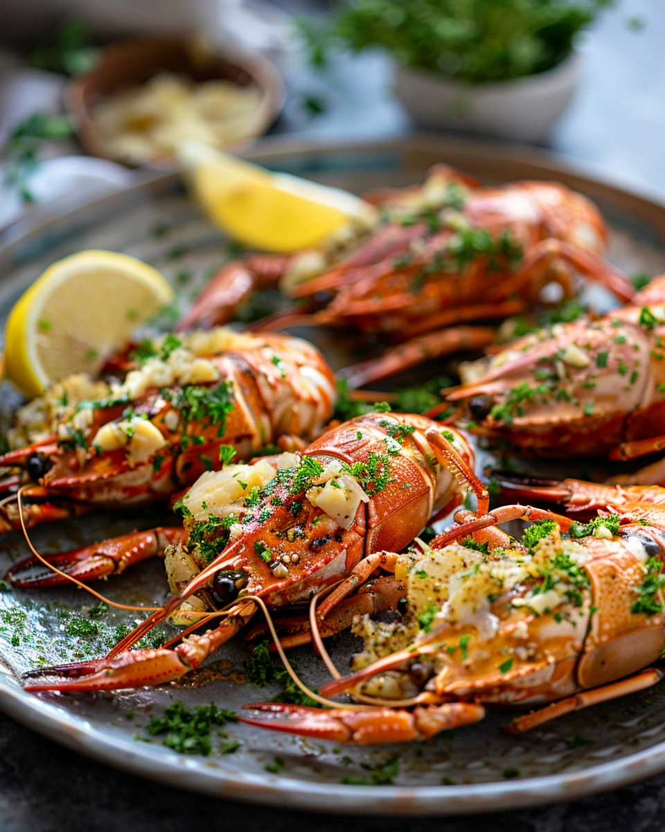 Moreton Bay Bugs with Garlic Butter