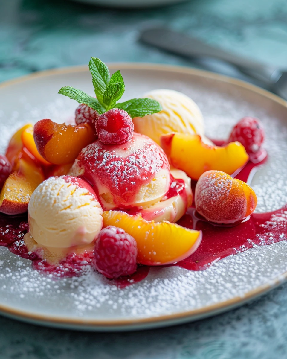 Peach Melba
