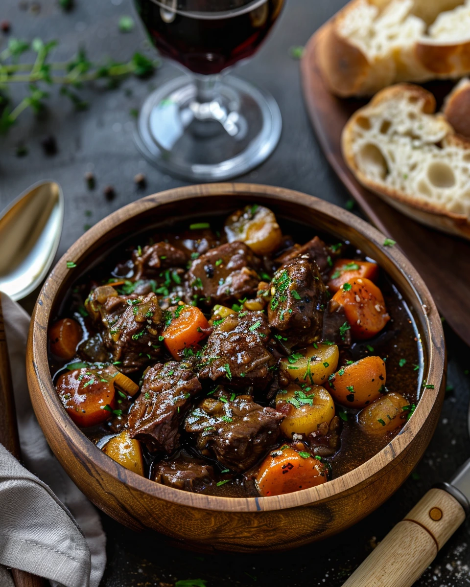 Slow-Cooked Beef and Vegemite Stew