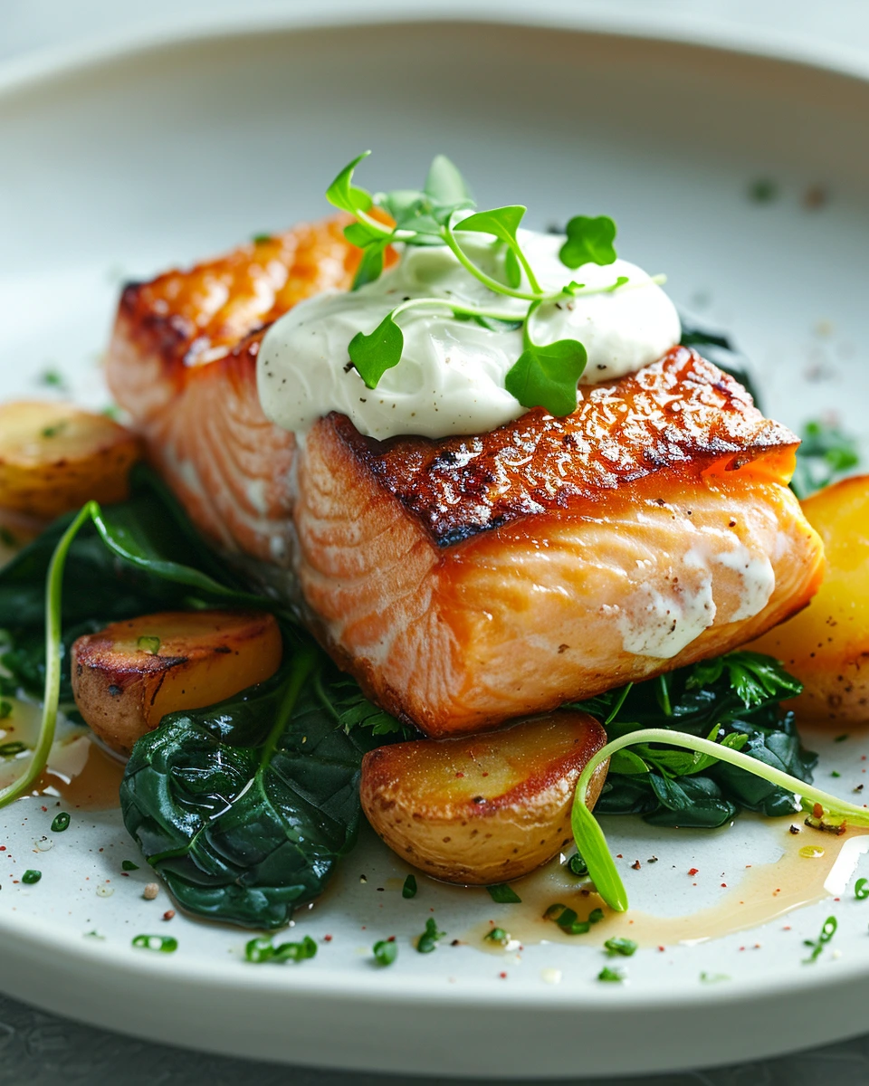 Tasmanian Salmon with Horseradish Cream