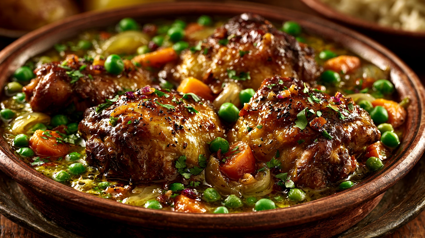 Pollo Arvejado