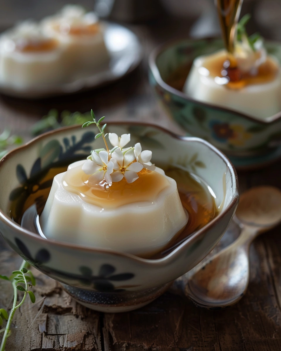 Douhua with Ginger Syrup