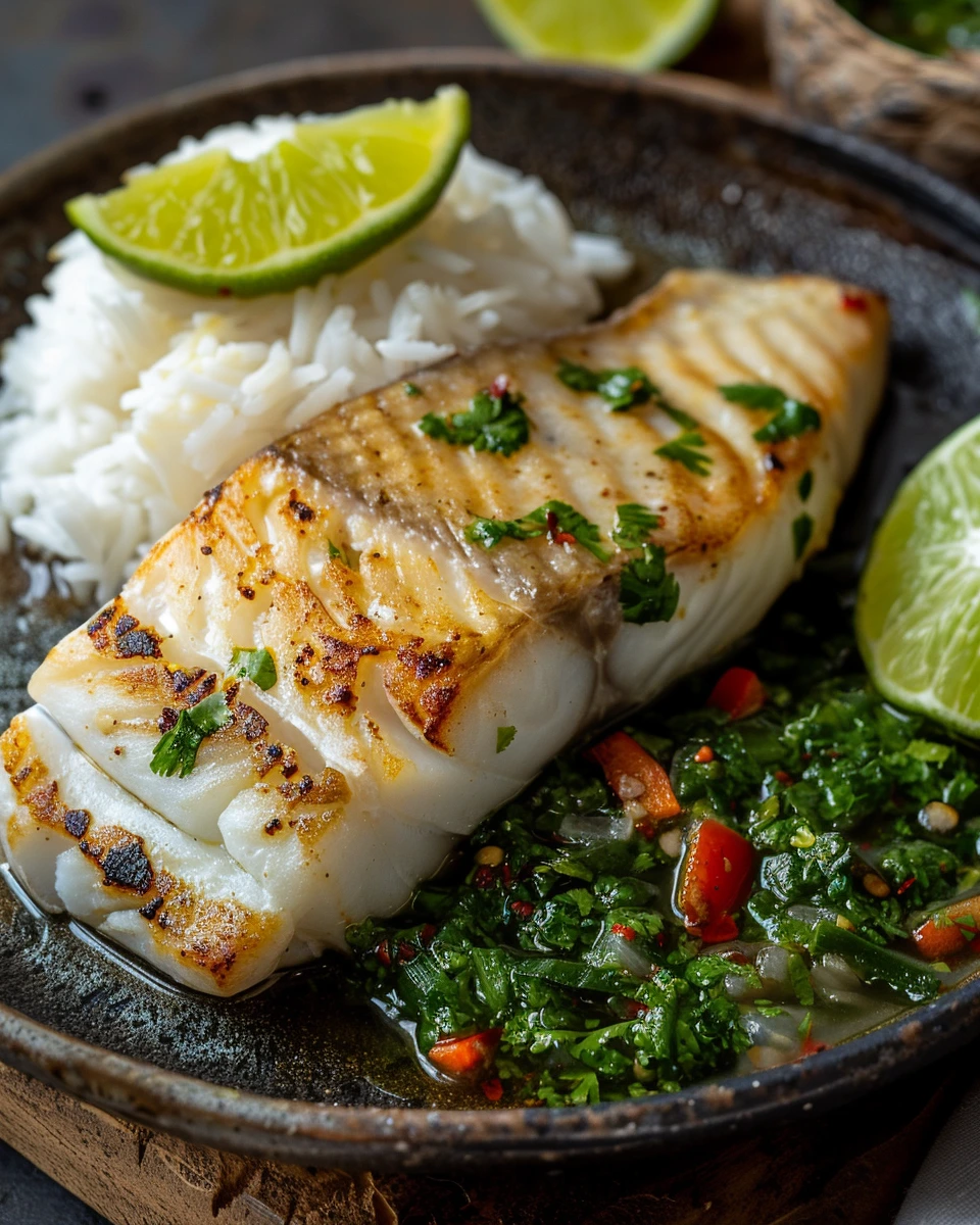 Pescado a la Plancha con Mojo
