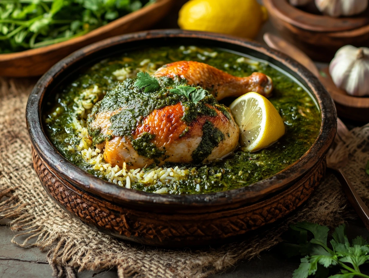 Molokhia with Chicken