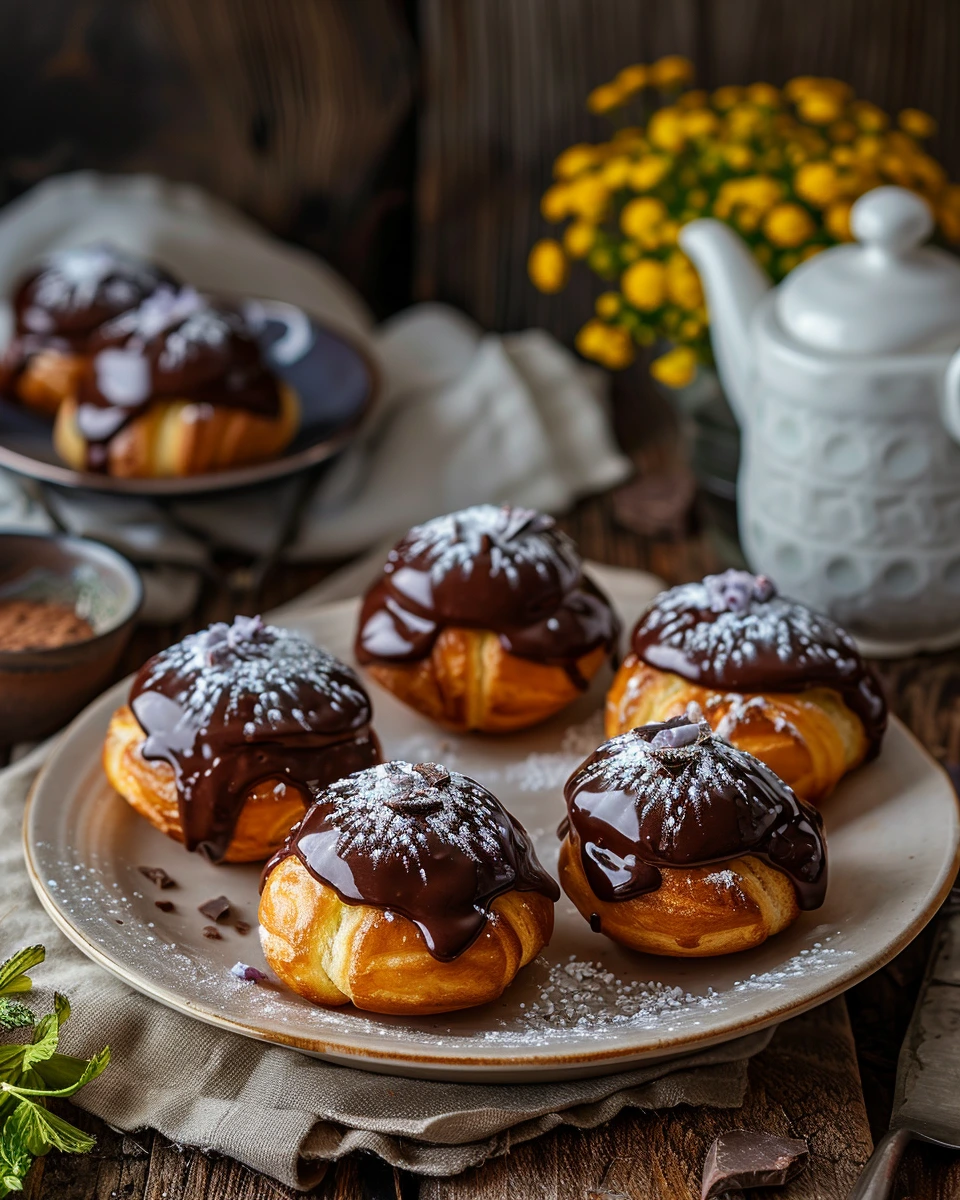 Profiteroles au Chocolat