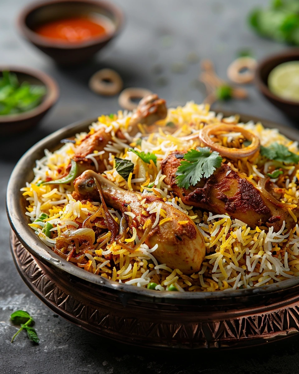 Hyderabadi Chicken Biryani