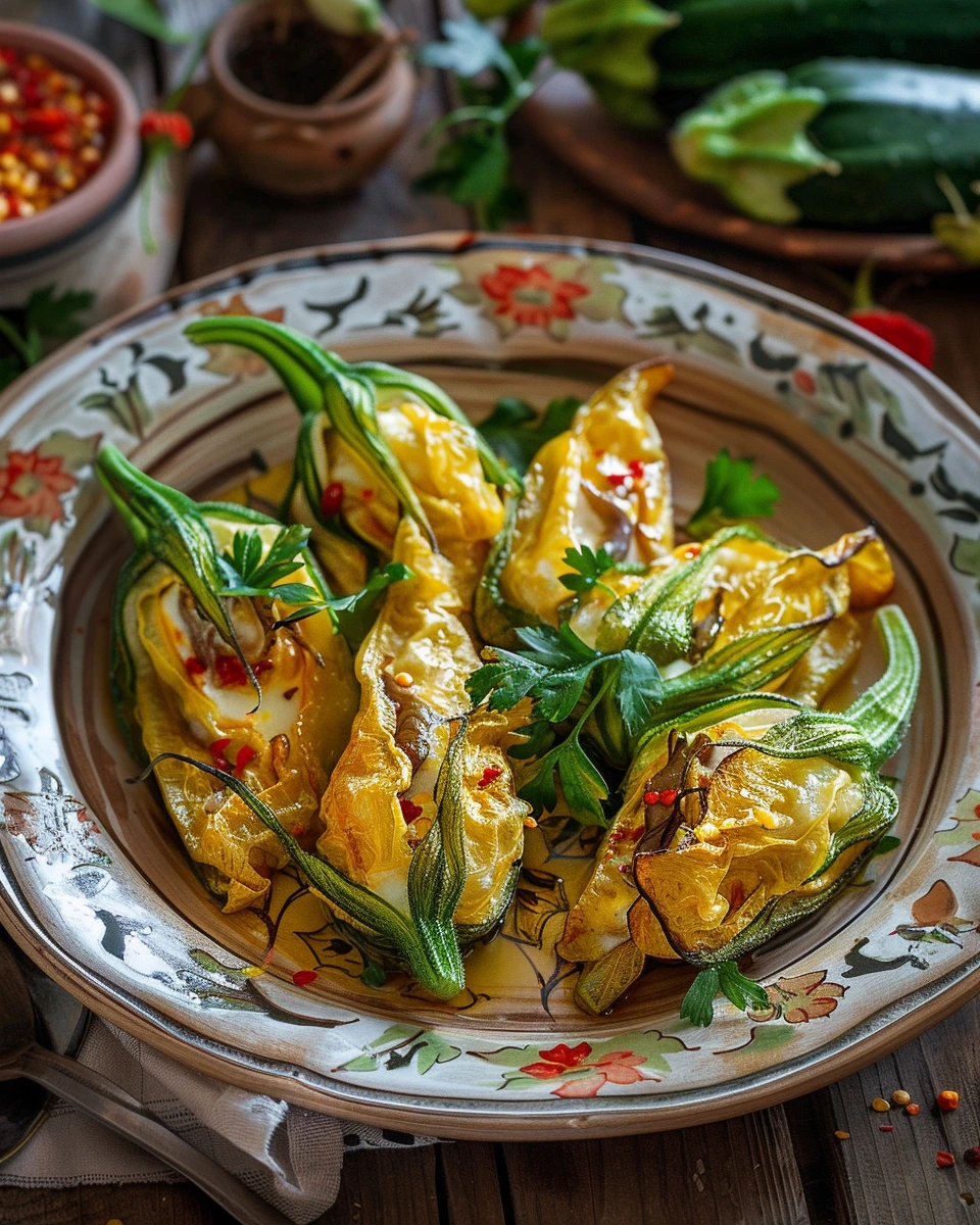 Fiori di Zucca Ripieni
