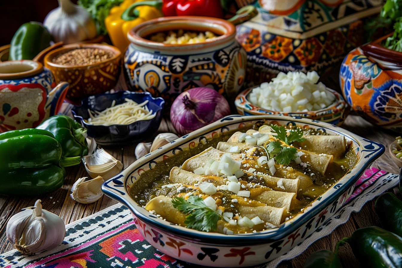 Enchiladas Verdes