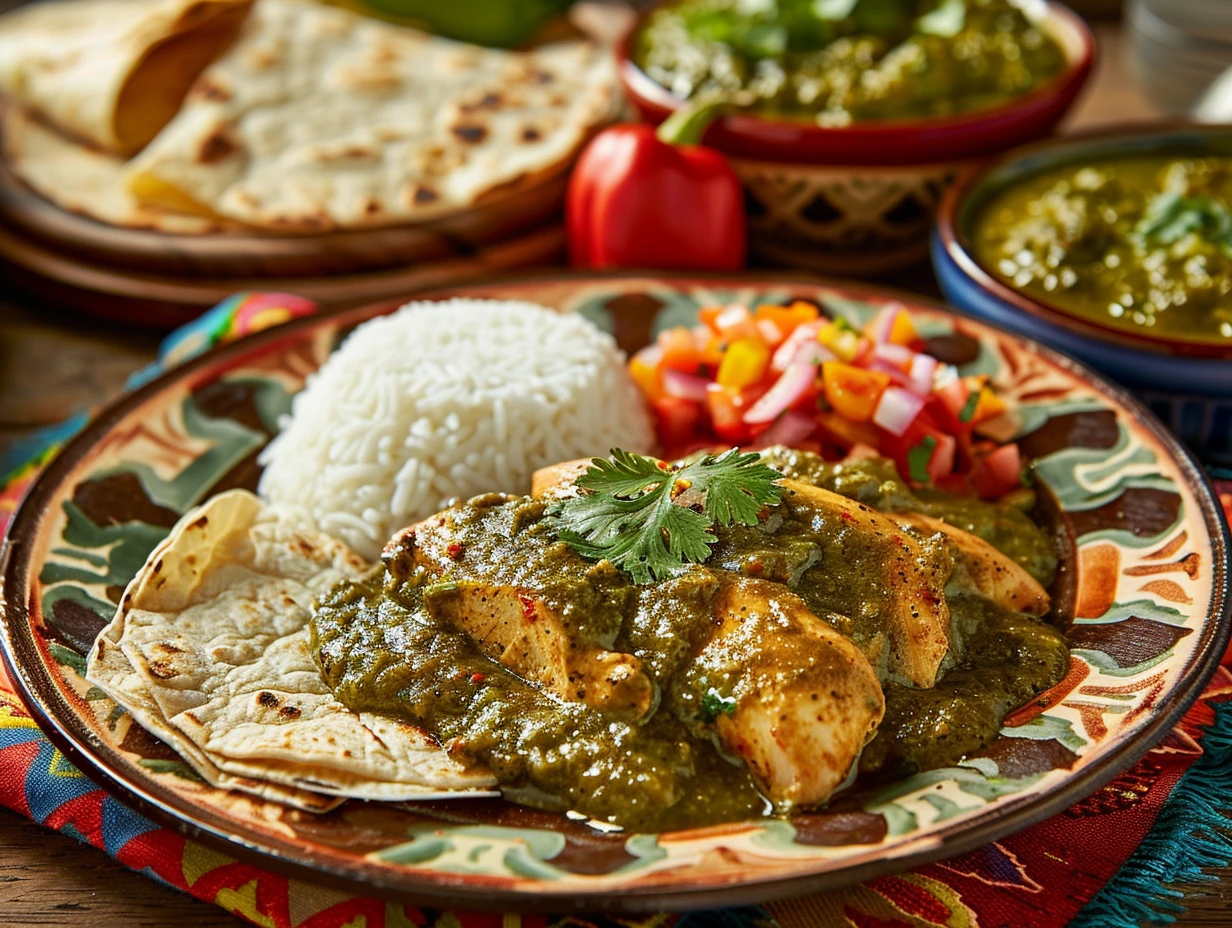 Pollo en Mole Verde