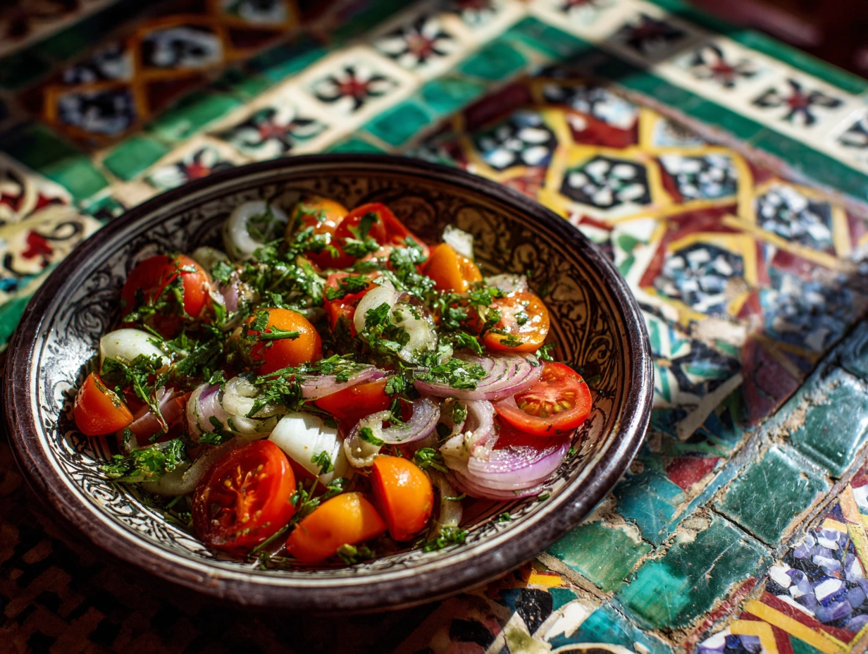 Moroccan Tomato and Onion Salad
