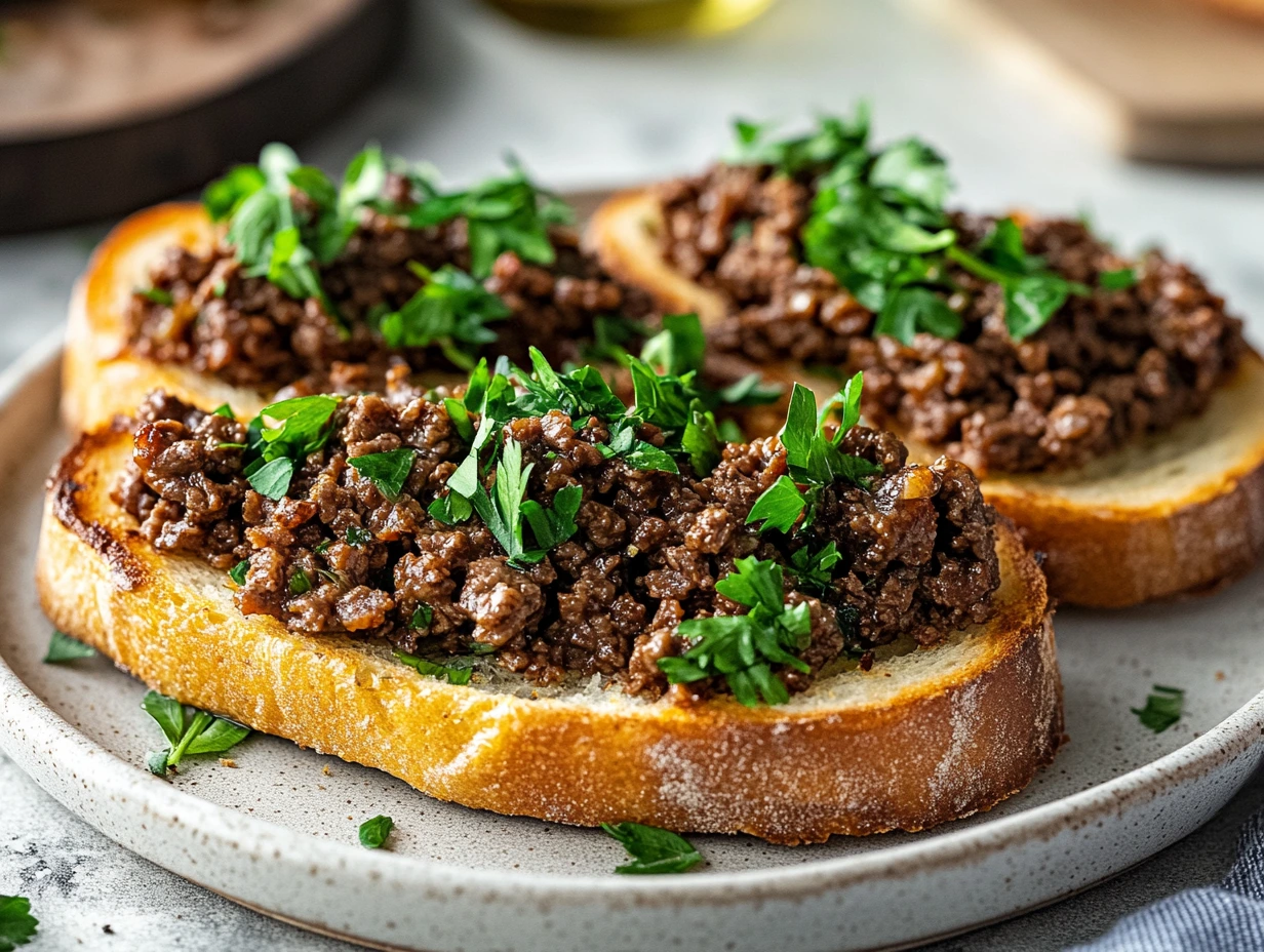 Mince on Toast