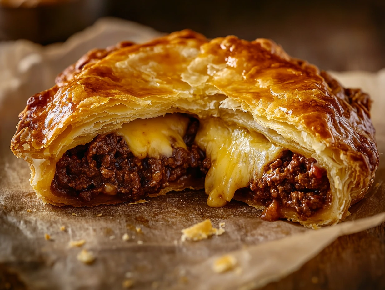 Savoury Mince and Cheese Pie