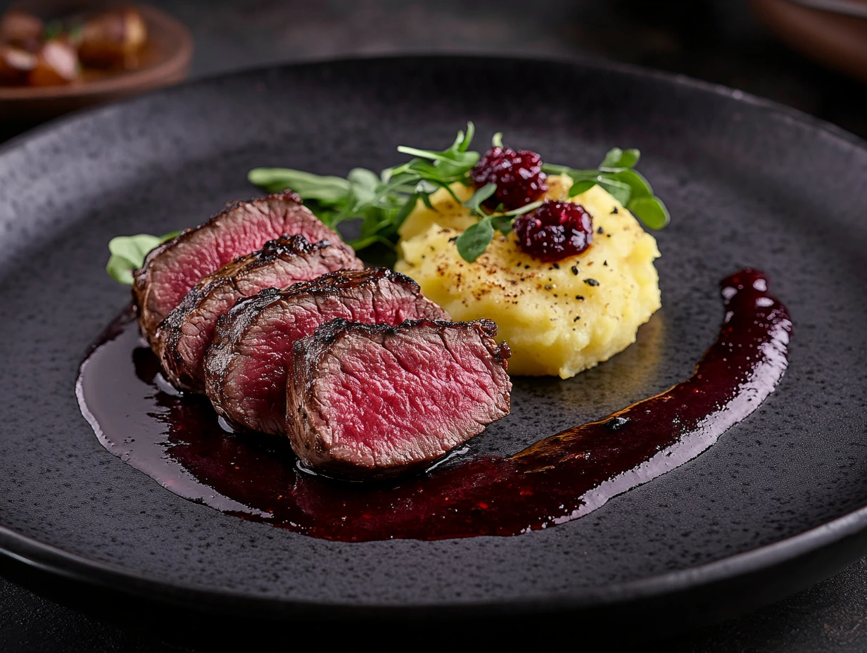 Venison Medallions with Berry Sauce