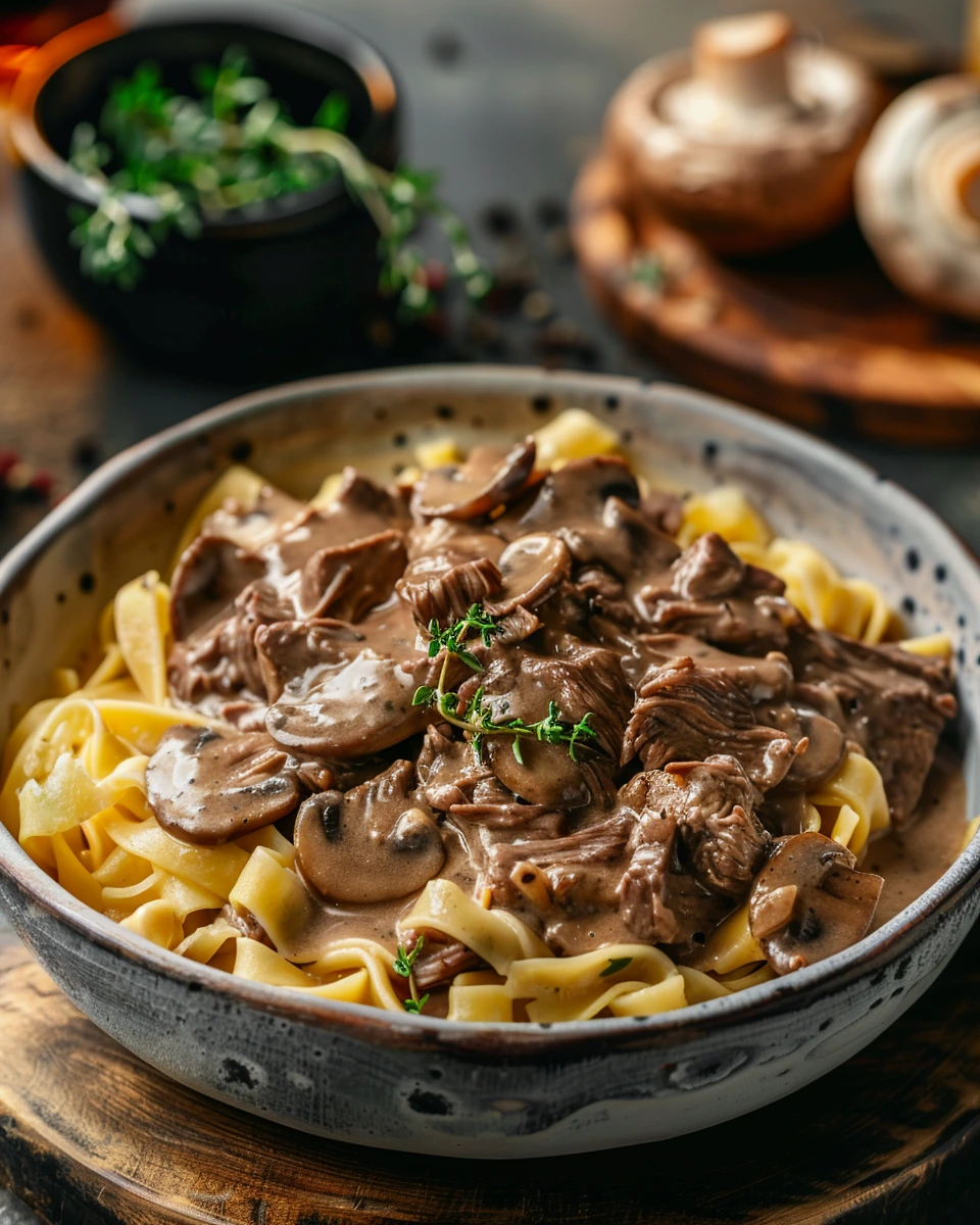 Beef Stroganoff