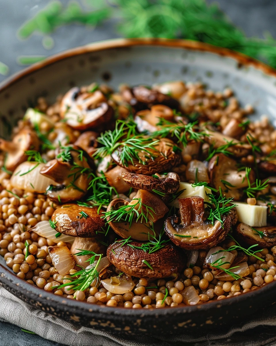 Buckwheat Kasha with Mushrooms