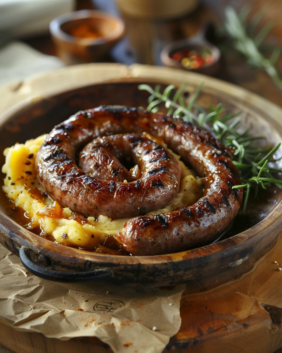 Boerewors with Pap and Chakalaka