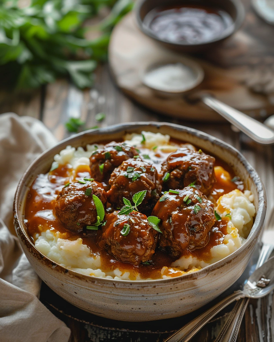 Frikkadels with Tomato Gravy