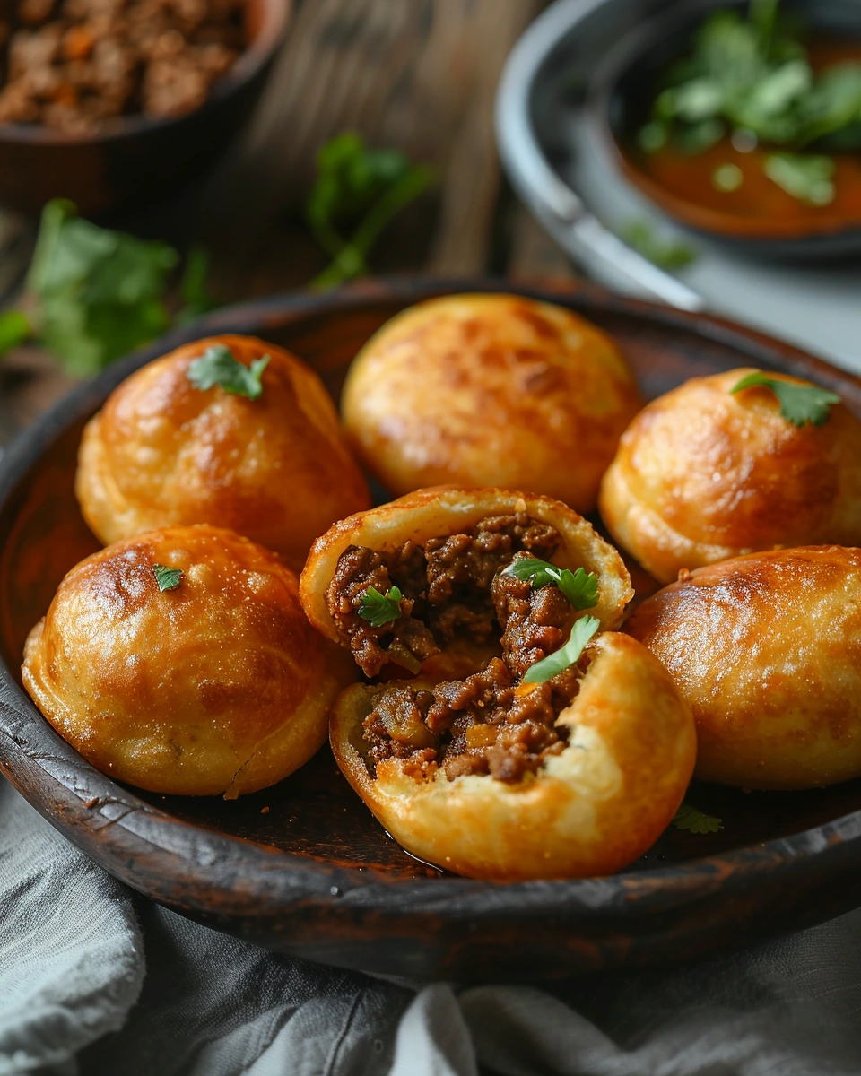Vetkoek with Mince