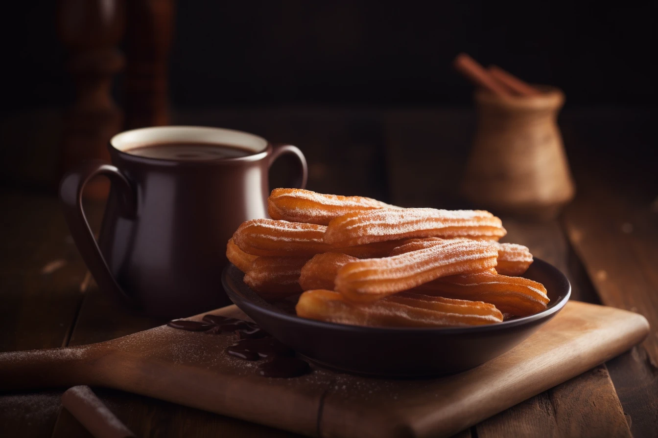 Churros con Chocolate