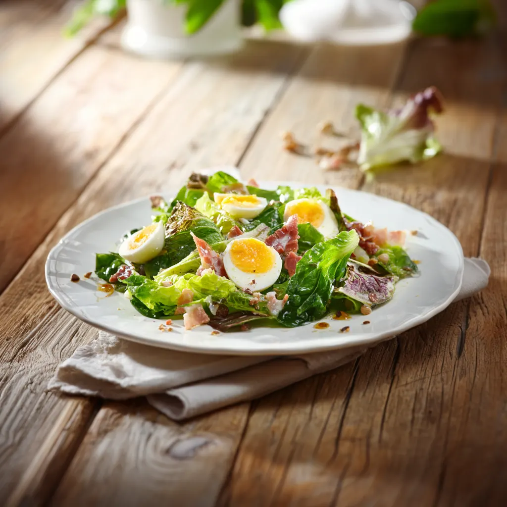 Nüsslisalat mit Ei