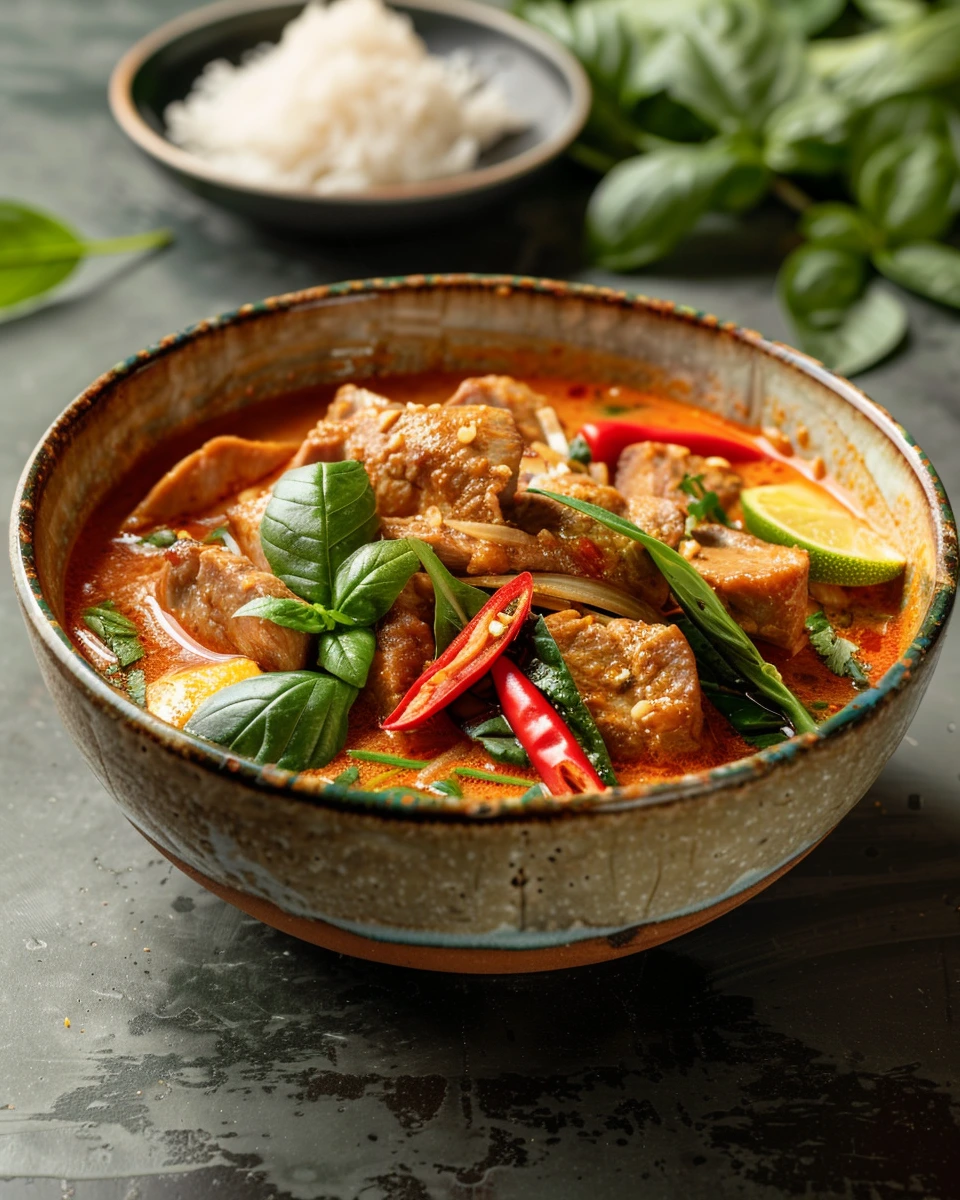 Panang Curry with Pork
