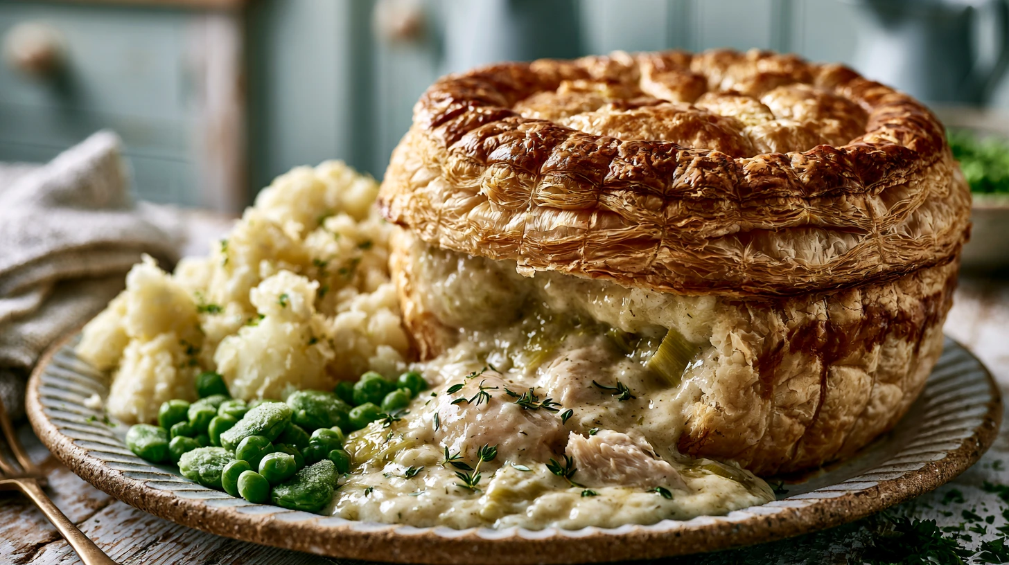 Chicken and Leek Pie