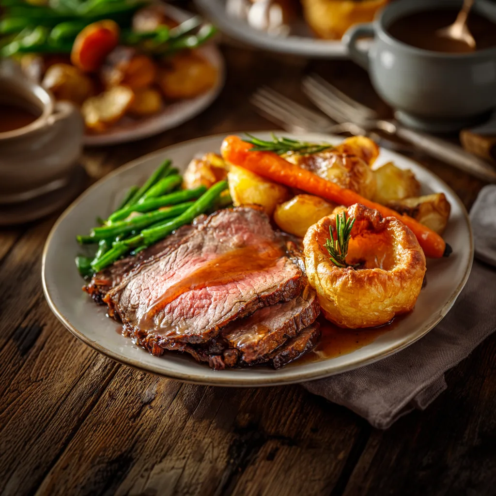 Roast Beef and Yorkshire Pudding