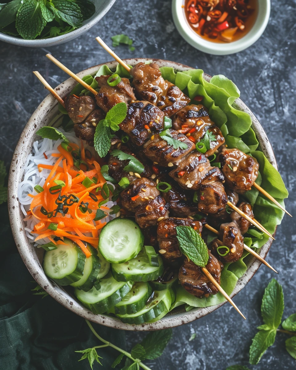 Nem Nướng Lettuce Wraps